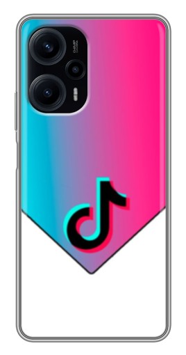 Силиконовый чехол с изображением "Tiktok Logo" для Xiaomi POCO F5