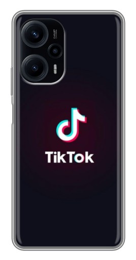 Чехол с картинкой "TikTok темный" для Xiaomi POCO F5