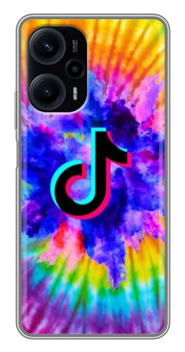 Силиконовый чехол с изображением "TikTok в красках" для Xiaomi POCO F5