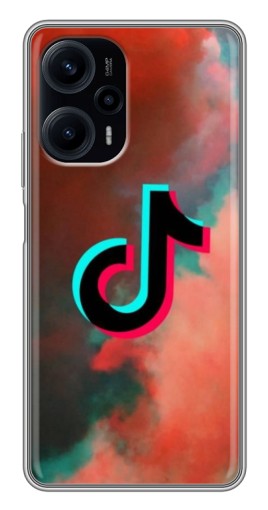 Чехол с принтом "ТикТок в тучах" для Xiaomi POCO F5