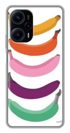 Чехол с картинкой "Цветные бананы" для Xiaomi POCO F5