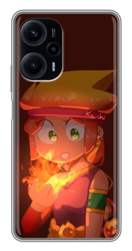 Чехол с печатью "Удивлённая Амбер" для Xiaomi POCO F5