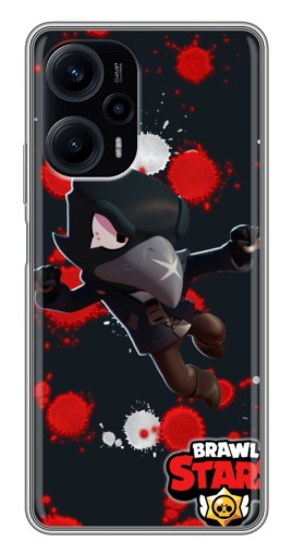 Чехол с печатью "Ворон Бравл Старс" для Xiaomi POCO F5