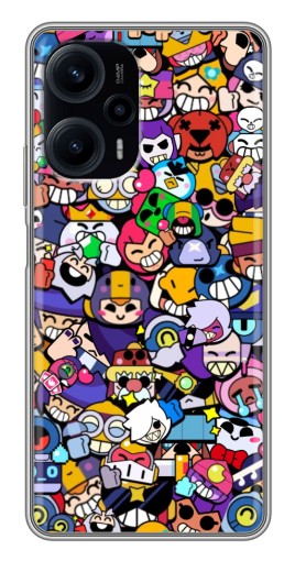 Чехол с печатью "Все бойцы" для Xiaomi POCO F5