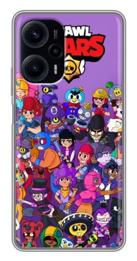Силиконовый чехол с изображением "Все герои" для Xiaomi POCO F5