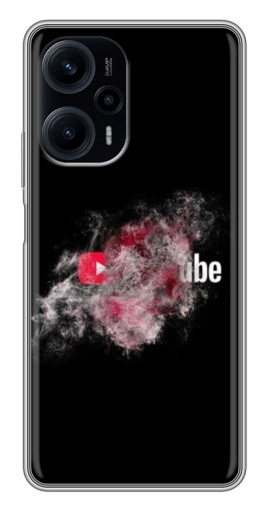 Чехол с принтом "Яркий Ютуб" для Xiaomi POCO F5