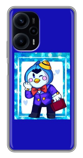 Чехол с принтом "Зимний Мистер Пи" для Xiaomi POCO F5