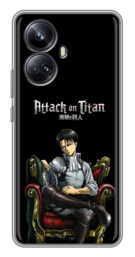 Чехол с печатью "Атака на Титанов" для Realme 10 Pro Plus