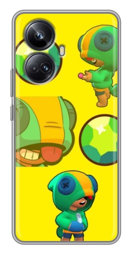 Чехол с печатью "Кристалл и Леон" для Realme 10 Pro Plus
