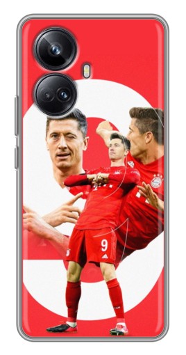 Силиконовый чехол с изображением "Левандовски" для Realme 10 Pro Plus