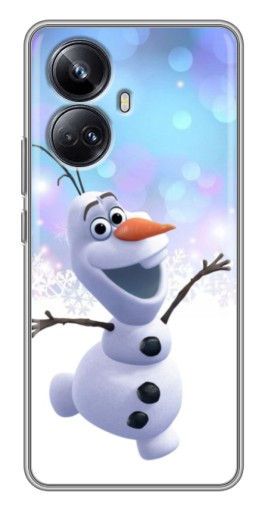 Чехол с принтом "Снеговик Олаф" для Realme 10 Pro Plus