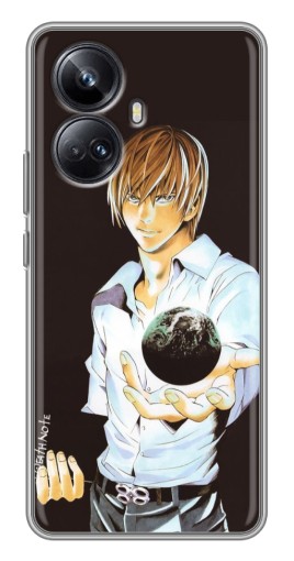 Чехол с картинкой "Стильный Лайт Ягами" для Realme 10 Pro Plus
