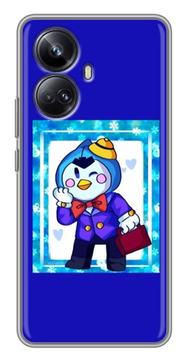 Чехол с печатью "Зимний Мистер Пи" для Realme 10 Pro Plus