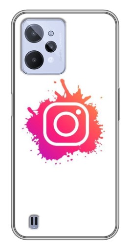 Силиконовый чехол с изображением "Логотип Инсты" для Realme C31