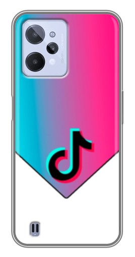 Силиконовый чехол с изображением "Tiktok Logo" для Realme C31