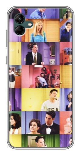 Силиконовый чехол с изображением "Актеры Друзья" для Samsung Galaxy A04