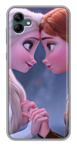 Силиконовый чехол с изображением "Анна и Ельза" для Samsung Galaxy A04
