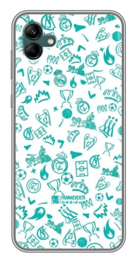 Силиконовый чехол с изображением "Атрибутика Real Madrid" для Samsung Galaxy A04