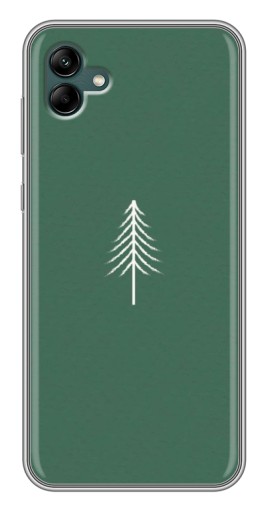 Чехол с картинкой "Белая елка" для Samsung Galaxy A04
