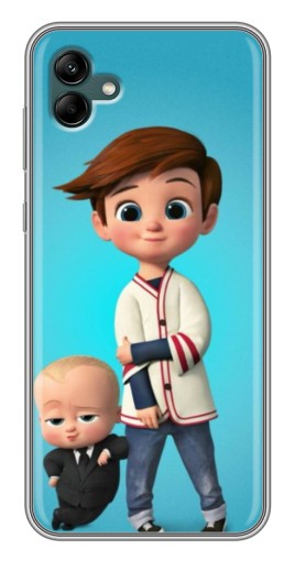Чехол с картинкой "Boss and Boy" для Samsung Galaxy A04