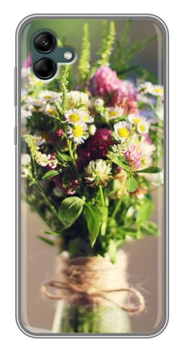 Чехол с печатью "Букет полевых цветов" для Samsung Galaxy A04
