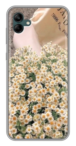 Силиконовый чехол с изображением "Букет ромашек" для Samsung Galaxy A04