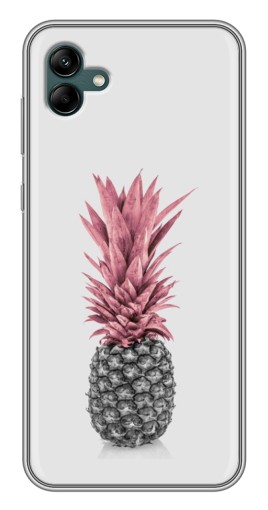 Силиконовый чехол с изображением "Чёрно-белый ананас" для Samsung Galaxy A04