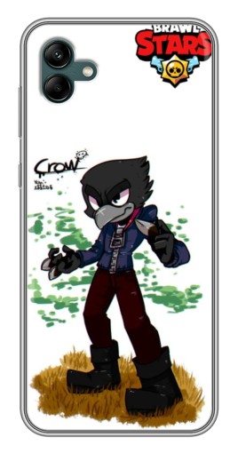 Чехол с картинкой "Crow" для Samsung Galaxy A04