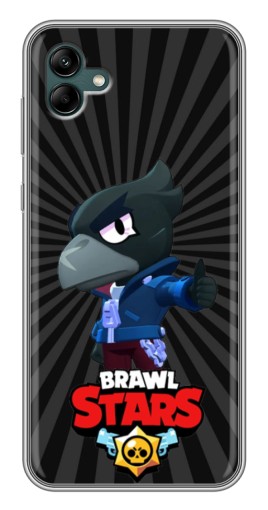 Силиконовый чехол с изображением "Crow Brawl Stars" для Samsung Galaxy A04