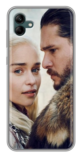 Чехол с картинкой "Дейнерис и Сноу" для Samsung Galaxy A04