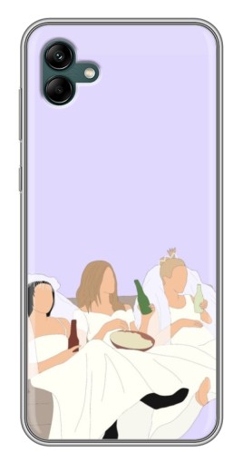 Чехол с картинкой "Девушки Друзья" для Samsung Galaxy A04