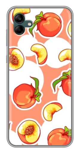 Чехол с принтом "Дольки персиков" для Samsung Galaxy A04