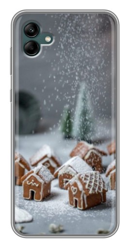 Силиконовый чехол с изображением "Домики из пряников" для Samsung Galaxy A04