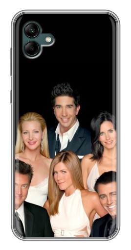 Силиконовый чехол с изображением "Фото Друзья" для Samsung Galaxy A04