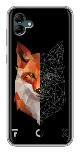 Силиконовый чехол с изображением "Fox" для Samsung Galaxy A04