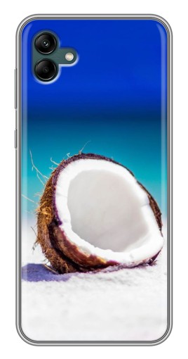 Чехол с печатью "Кокос на пляже" для Samsung Galaxy A04