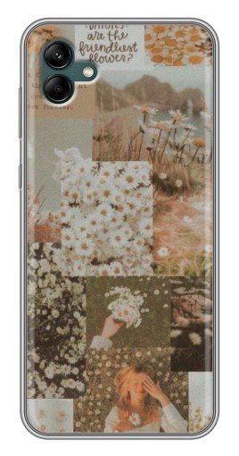 Чехол с принтом "Коллаж ромашек " для Samsung Galaxy A04