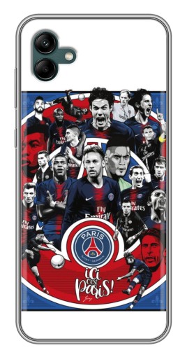 Силиконовый чехол с изображением "Команда PSG" для Samsung Galaxy A04