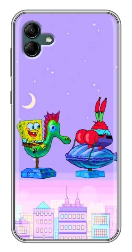 Чехол с принтом "Крабс и Спанч Боб" для Samsung Galaxy A04
