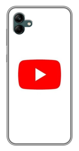 Силиконовый чехол с изображением "Красная кнопка" для Samsung Galaxy A04