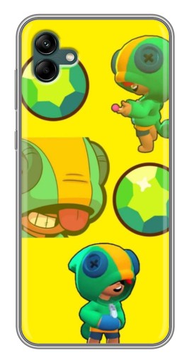 Чехол с принтом "Кристалл и Леон" для Samsung Galaxy A04