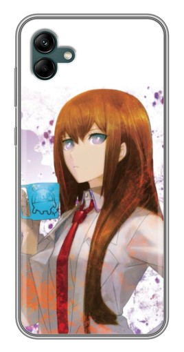 Чехол с картинкой "Курису с чашкой" для Samsung Galaxy A04