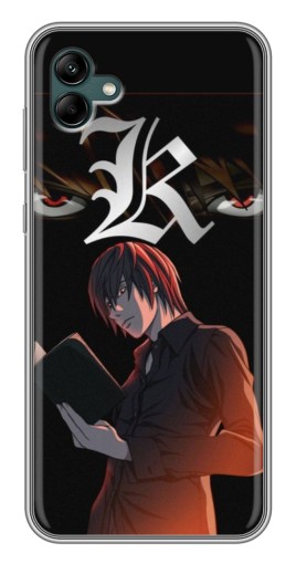 Силиконовый чехол с изображением "Лайт Ягами Death Note" для Samsung Galaxy A04