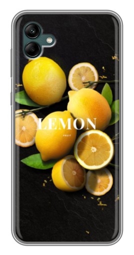 Чехол с принтом "Лимон на черном" для Samsung Galaxy A04