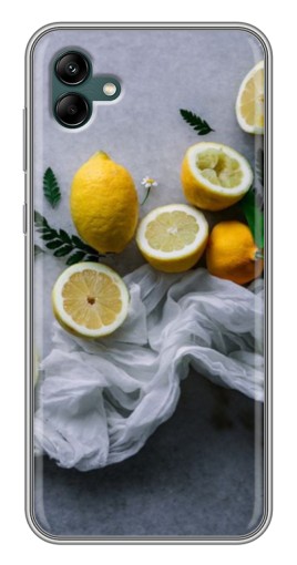 Силиконовый чехол с изображением "Лимонное настроение" для Samsung Galaxy A04