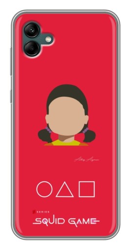Силиконовый чехол с изображением "Лицо куклы" для Samsung Galaxy A04