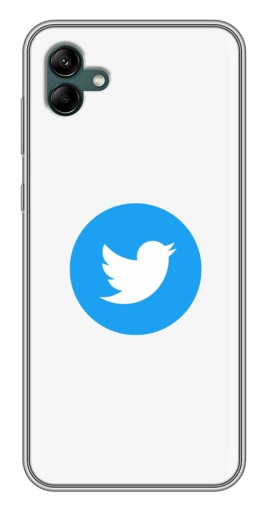 Чехол с печатью "Лого Твиттера" для Samsung Galaxy A04