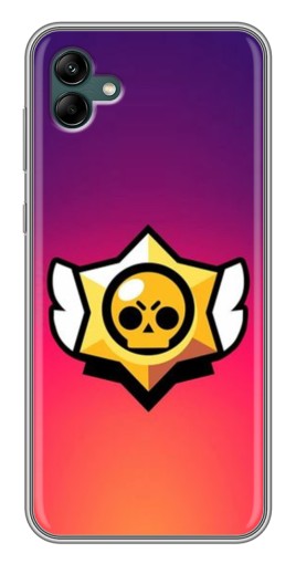 Силиконовый чехол с изображением "Логотип Brawl Stars" для Samsung Galaxy A04
