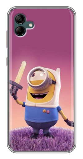 Чехол с принтом "Миньон с мечом" для Samsung Galaxy A04