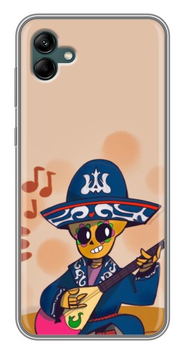Чехол с печатью "Музыкант Poco" для Samsung Galaxy A04